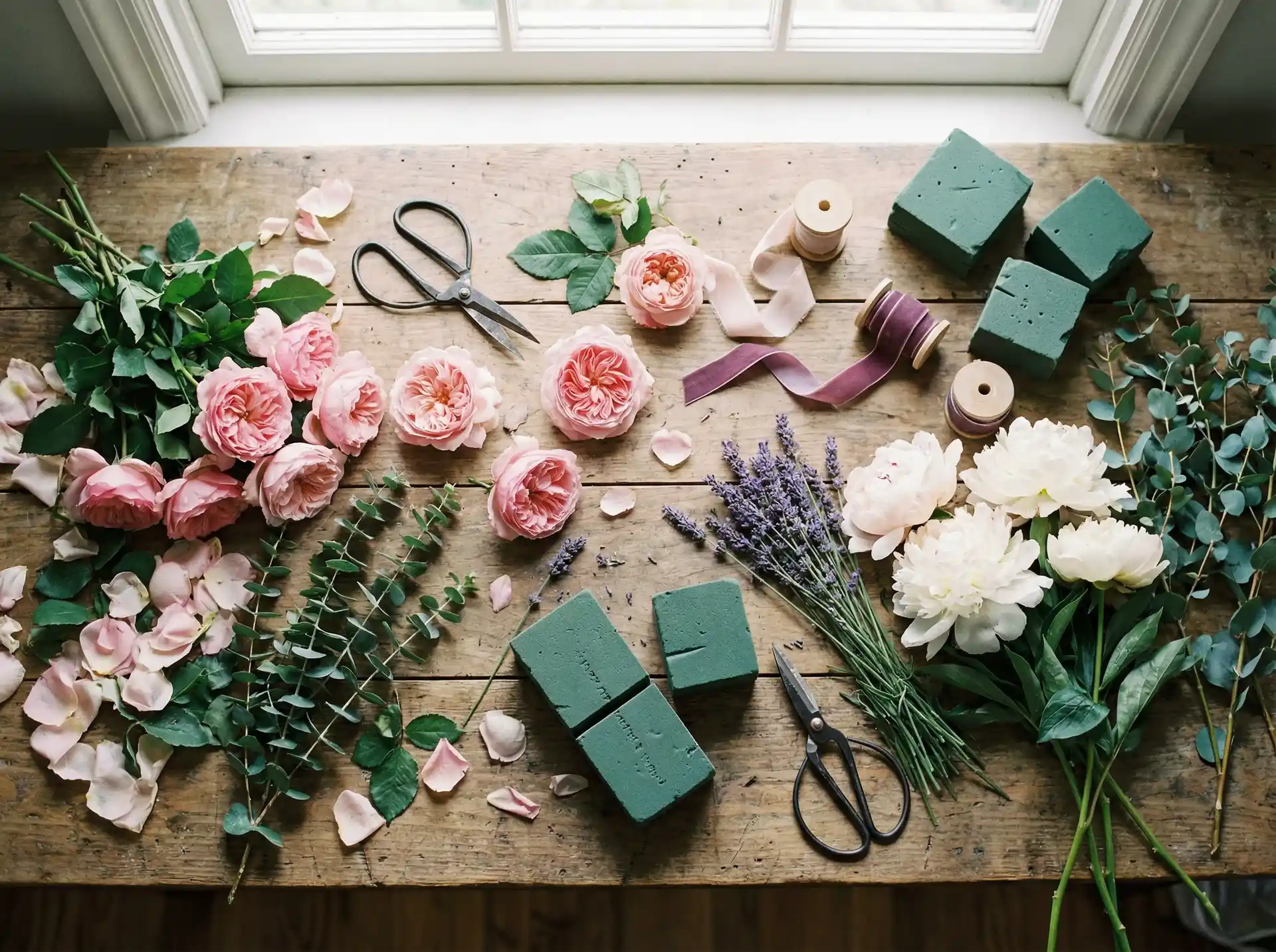 花艺师工作台灵感素材 - 小宝探花